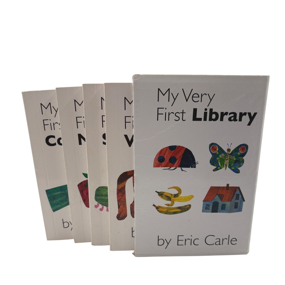 Eric Carle My Very First Library 4 Boxed Board Book Set – Learning Educational